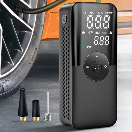 Cordless Rechargeable Digital Inflator for Motorcycles