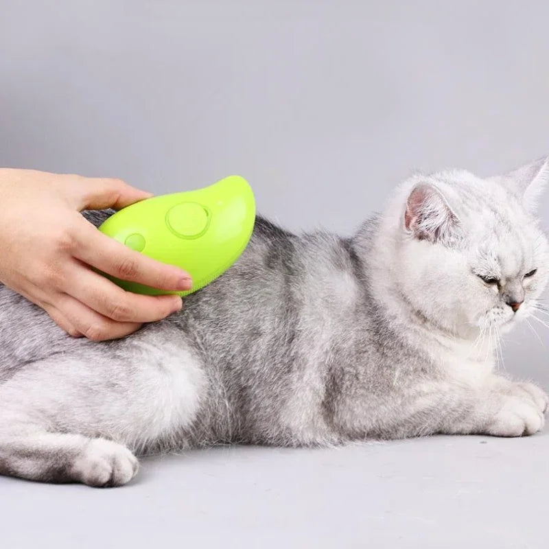 3 in 1 Steam hair removal for cat/dog grooming brush