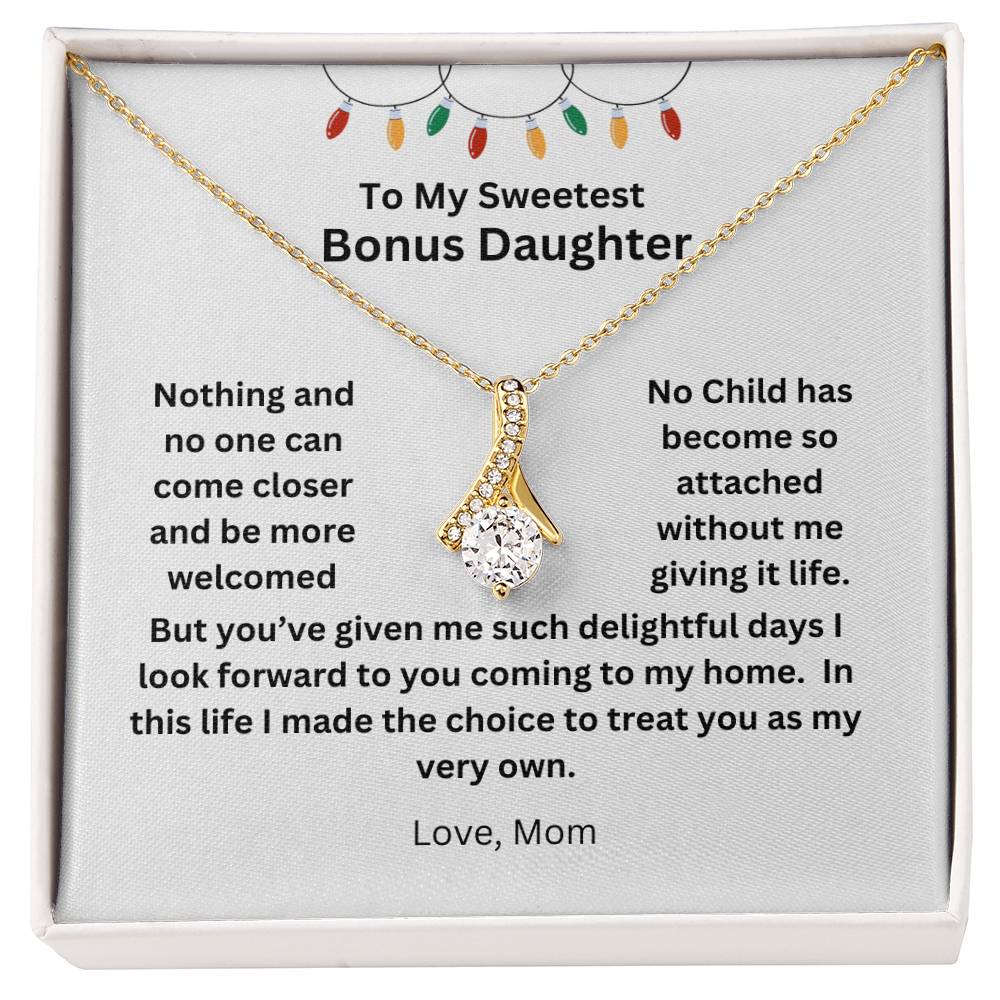 To My Sweetest  Bonus Daughter