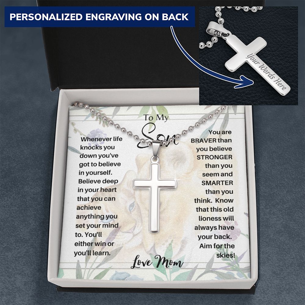 Personalized Cross Necklace