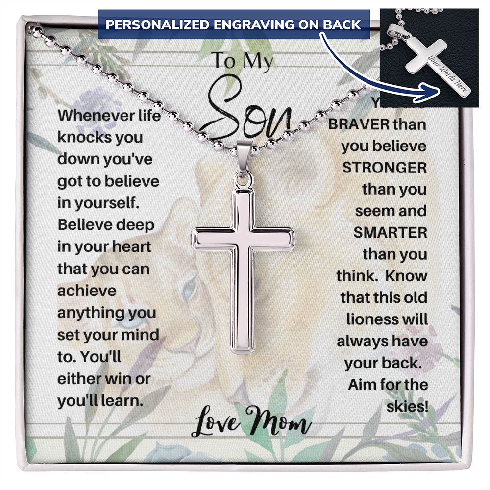 Personalized Cross Necklace