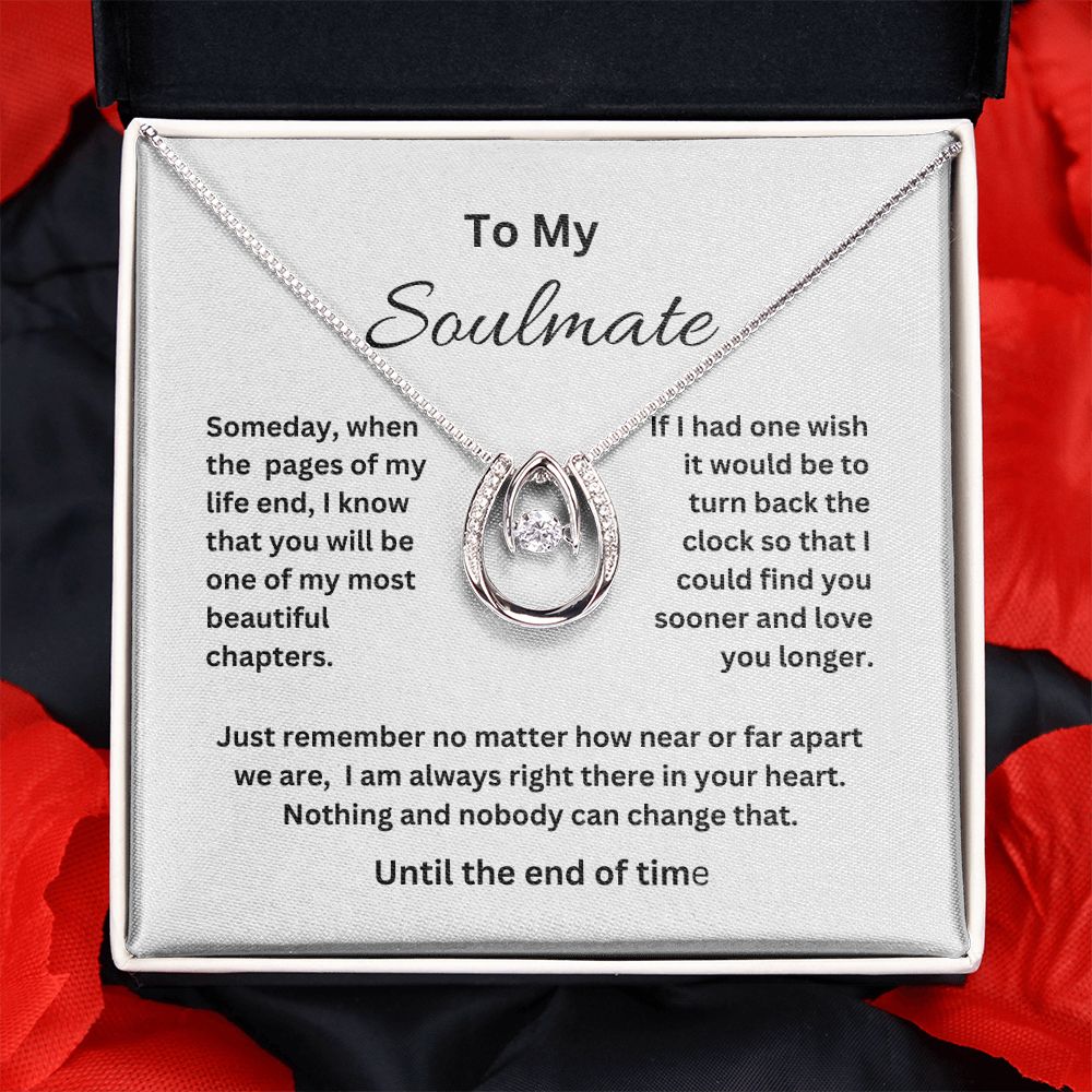 Lucky Horseshoe  Soulmate   In Love Necklace