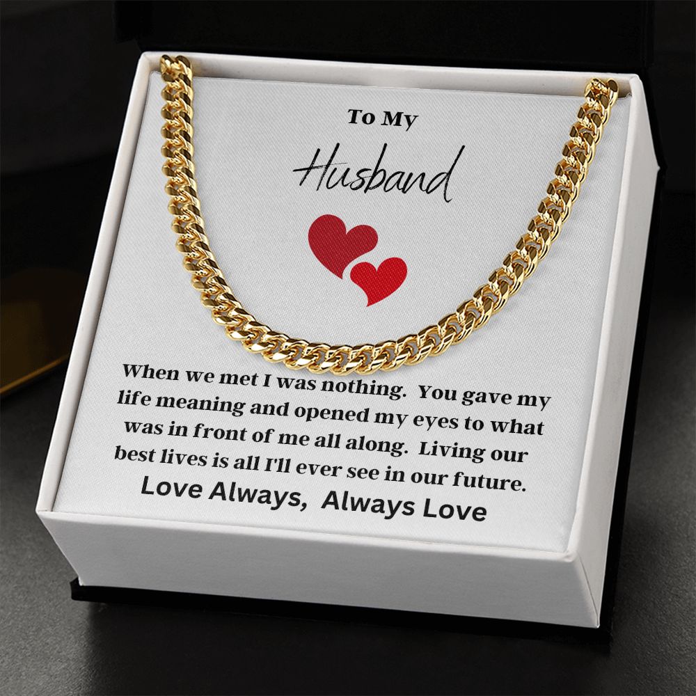 Cuban Link Chain (Stainless Steel) Husband