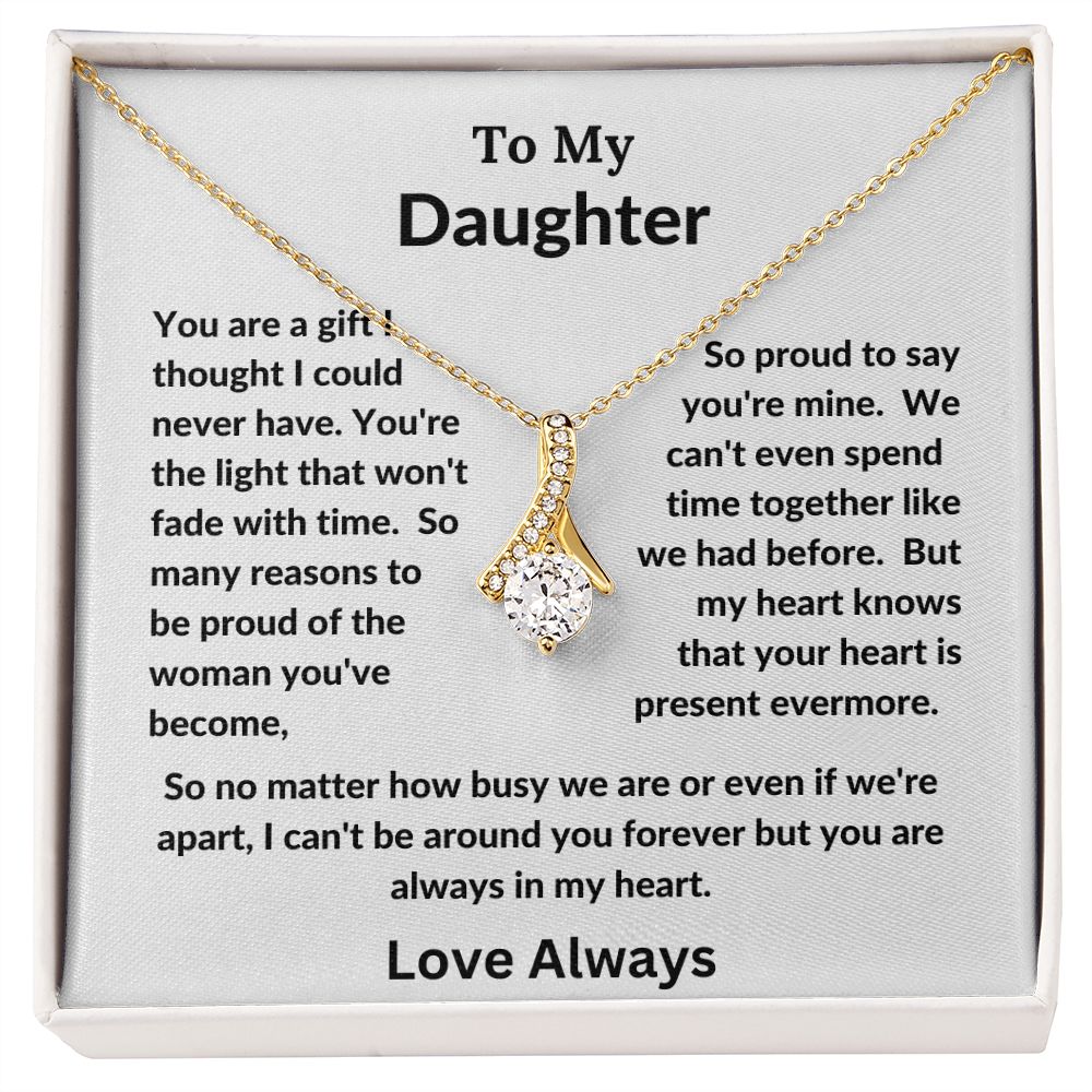 Alluring Beauty Necklace Mom To Daughter