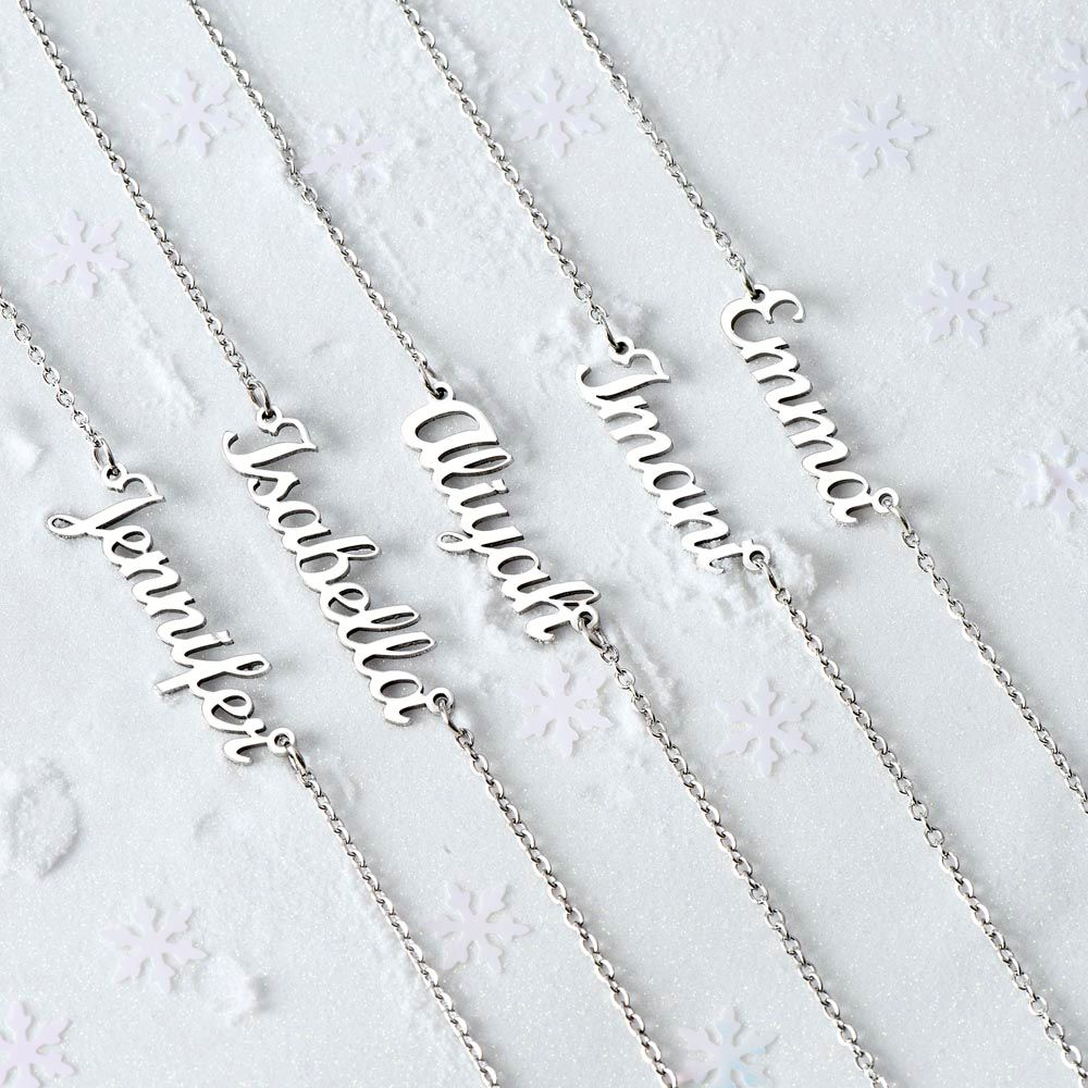 Custom Name Necklace (no message card)