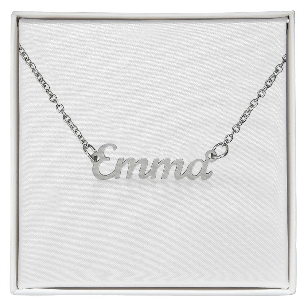 Custom Name Necklace (no message card)