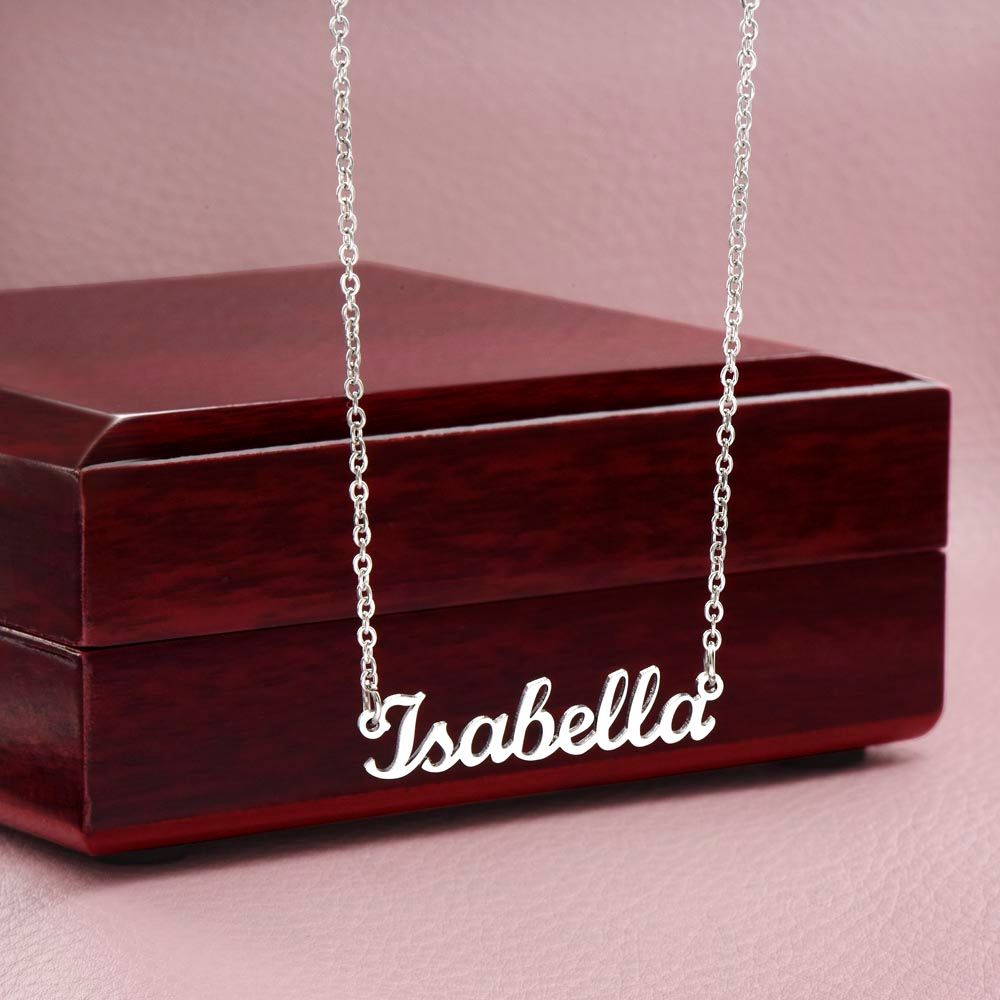 Custom Name Necklace (no message card)